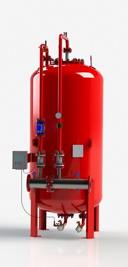 Вертикальный бак-дозатор для пенообразователя ППТ-В - 2