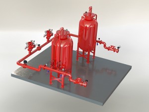 Узел приготовления раствора пенообразователя (УПРП)