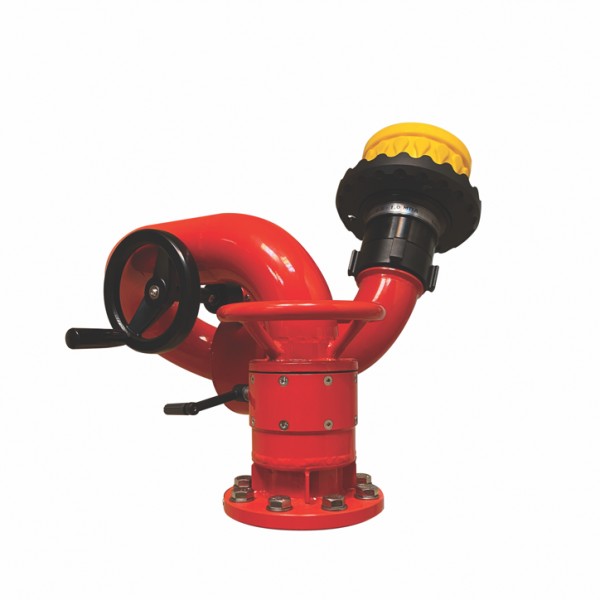 Ствол пожарный лафетный стационарный с ручным управлением КРФ-ЛС - 1 Ствол пожарный лафетный стационарный с ручным управлением КРФ-ЛС - 1