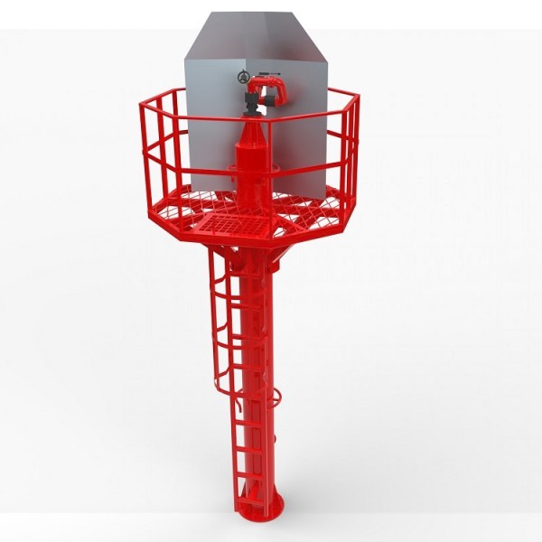Лафетный пожарный комплекс (ЛПК) с теплозащитным экраном Согда - 1