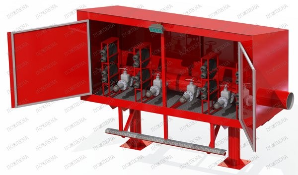 Блок пожарных гидрантов - 1