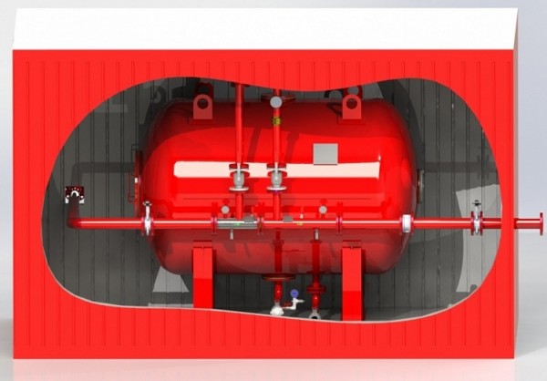 Камера задвижек с баками дозирования - 1